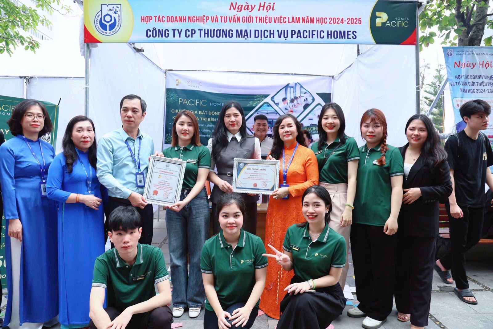 PACIFIC HOMES – BÙNG NỔ TẠI NGÀY HỘI VIỆC LÀM UNETI 2025